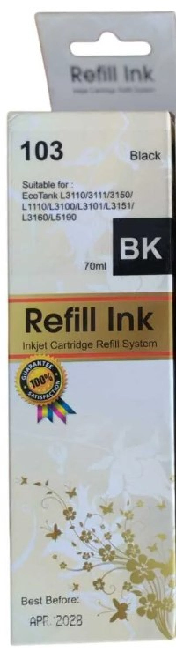 INKJET EP 103 E103 Dopuna BlackSINO boja bocica sadrži 70 ml mastila za Epson EPIJ103SC